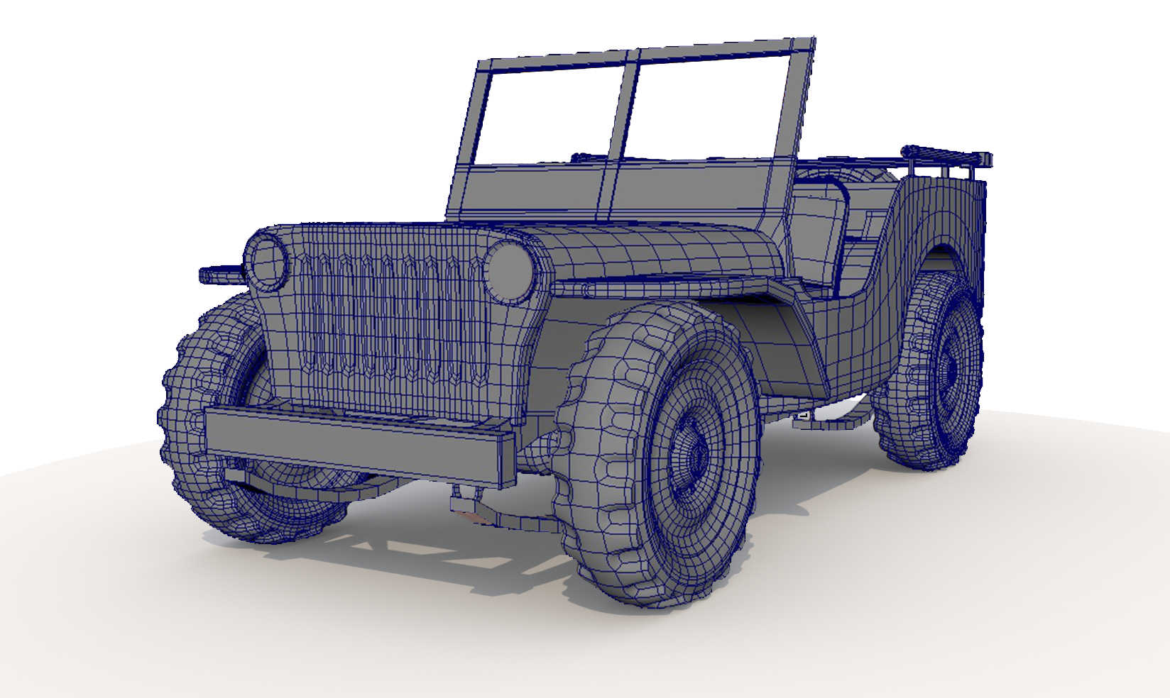 Jeep Wireframe Image